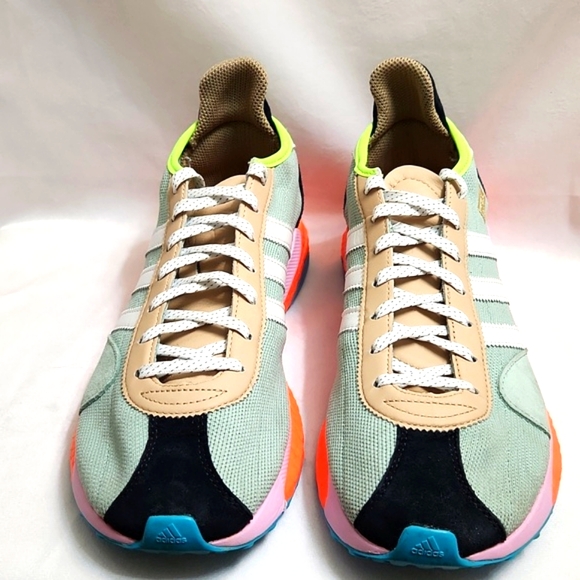 Adidas × Pharrell Williams Tokio Solar HU Friendship Pack sneakers (m size 10.5) - Picture 6 of 16